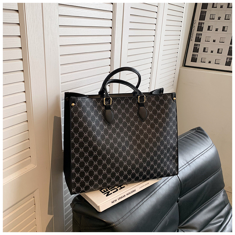 Bolso de hombro para mujer bolso retro de gran capacidad tendencia_voghion.com