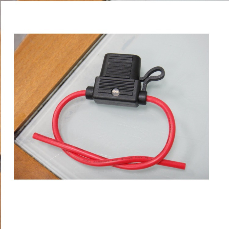 JH709J-LED中号插片保险丝LED保险丝座带LED线束保险丝座汽车线束