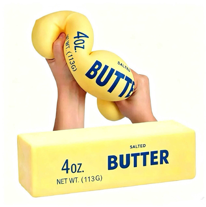 Butter Stick Slow Rebound Toy, Giant Butter Stick, Butter Strip Slow Rebound Stress Relief Toy, Popular Foreign Trade Street Stall Item Butter Stick Slow Rebound Toy, Giant Butter Stick, Butter Strip Slow Rebound Stress Relief Toy, Popular Foreign Trade Street Stall Item