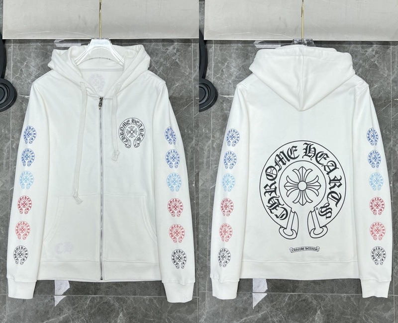 25ss正确版Chrome Hearts 克罗伈十字架连帽卫衣百搭潮流时尚批发|undefined