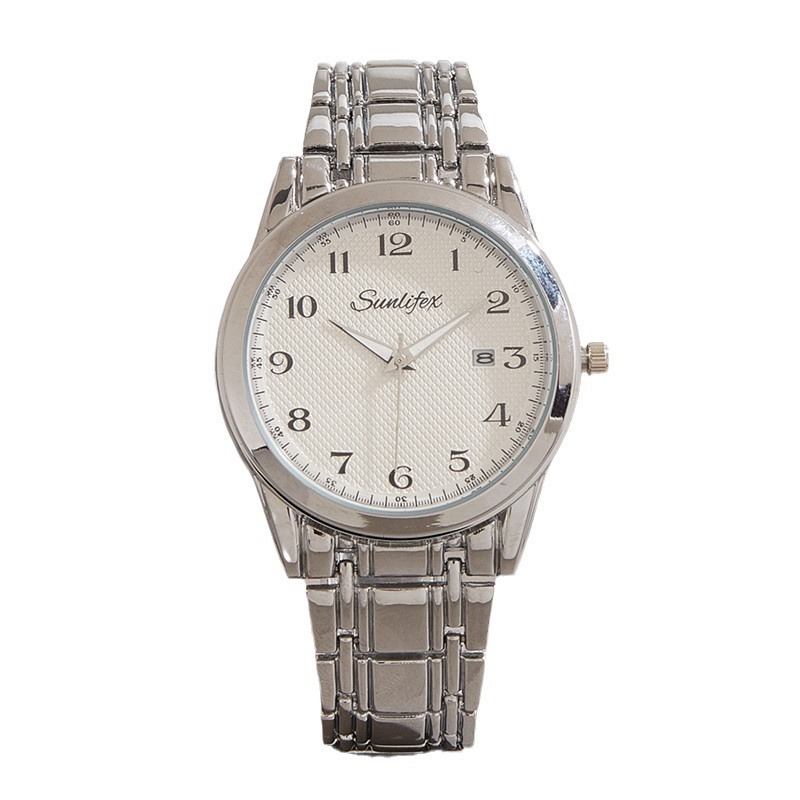 Reloj popular del comercio exterior para el reloj impermeable del cuarzo de los hombres mayores gran número reloj luminoso del cuarzo del calendario para los ancianos