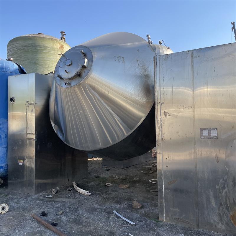 供应搪瓷双锥干燥机 热敏性物质干燥设备 不锈钢真空混合干燥机