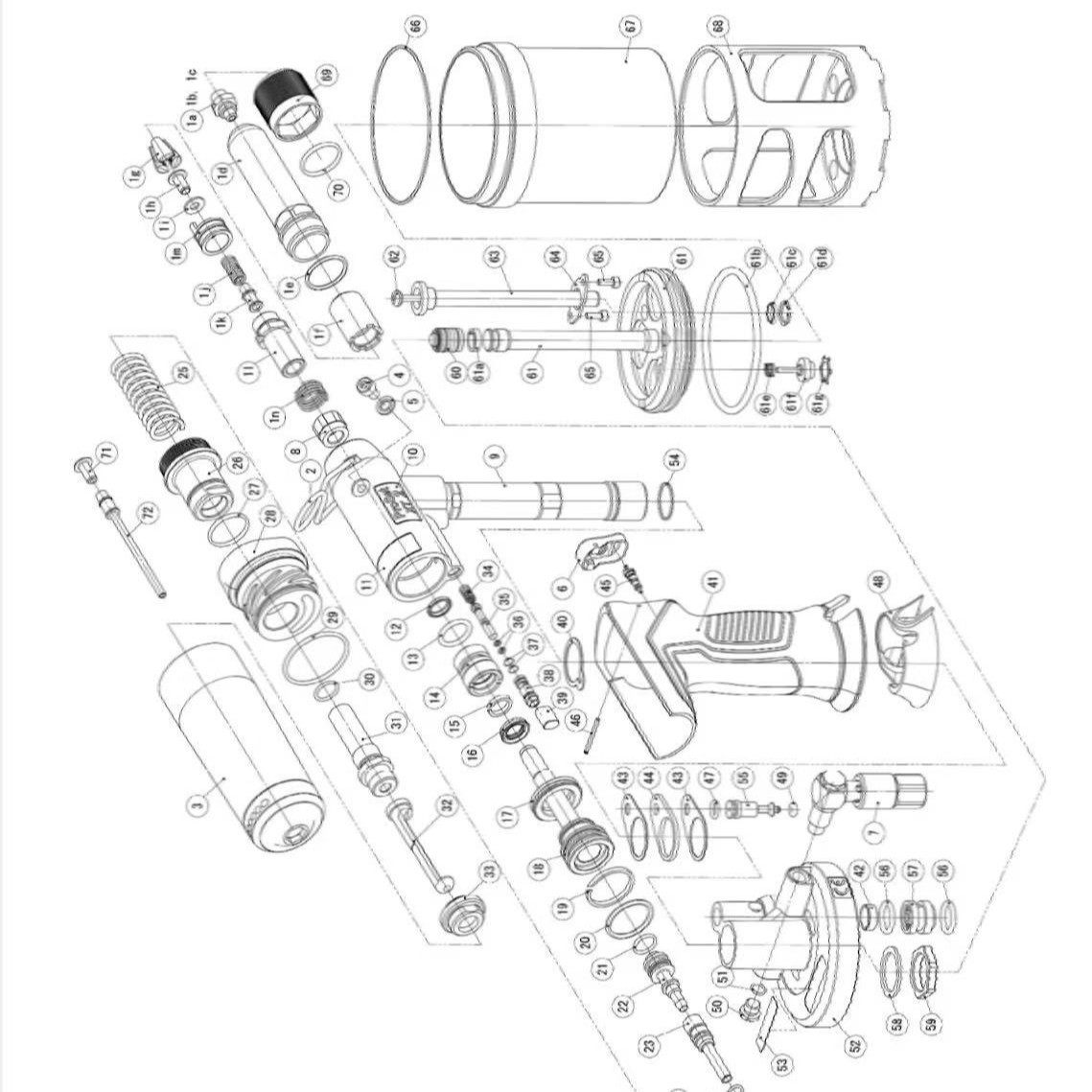 POP拉钉枪 铆钉枪 拉铆枪配件 JAW GUIDE LOCK TP144 TP144-051