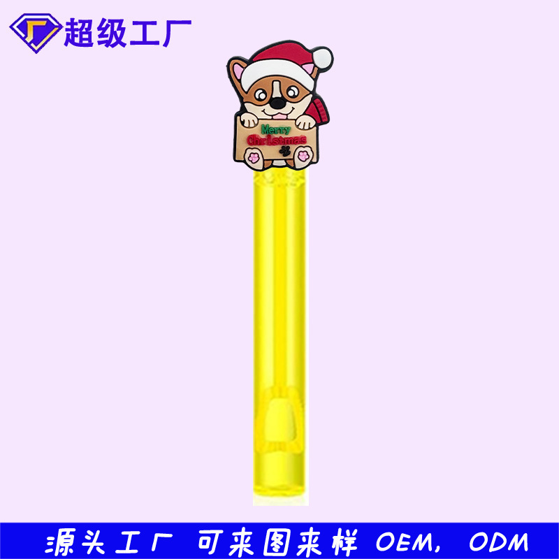 メーカー卸売サンタクロースシリーズバブル水スティックサマーパーティーカラフルなミニバブルスティック装飾ギフト|undefined