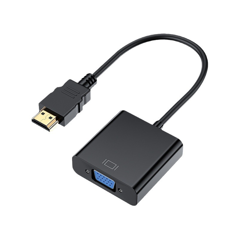 HDMI sang VGA có nguồn điện chuyển đổi âm thanh máy tính kết nối hộp giải mã tín hiệu truyền hình cáp chuyển đổi màn hình TV