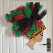 ����ĸ�����^���h�f�}����ɫ�W�^��DIY�T���b�Summer Wreath