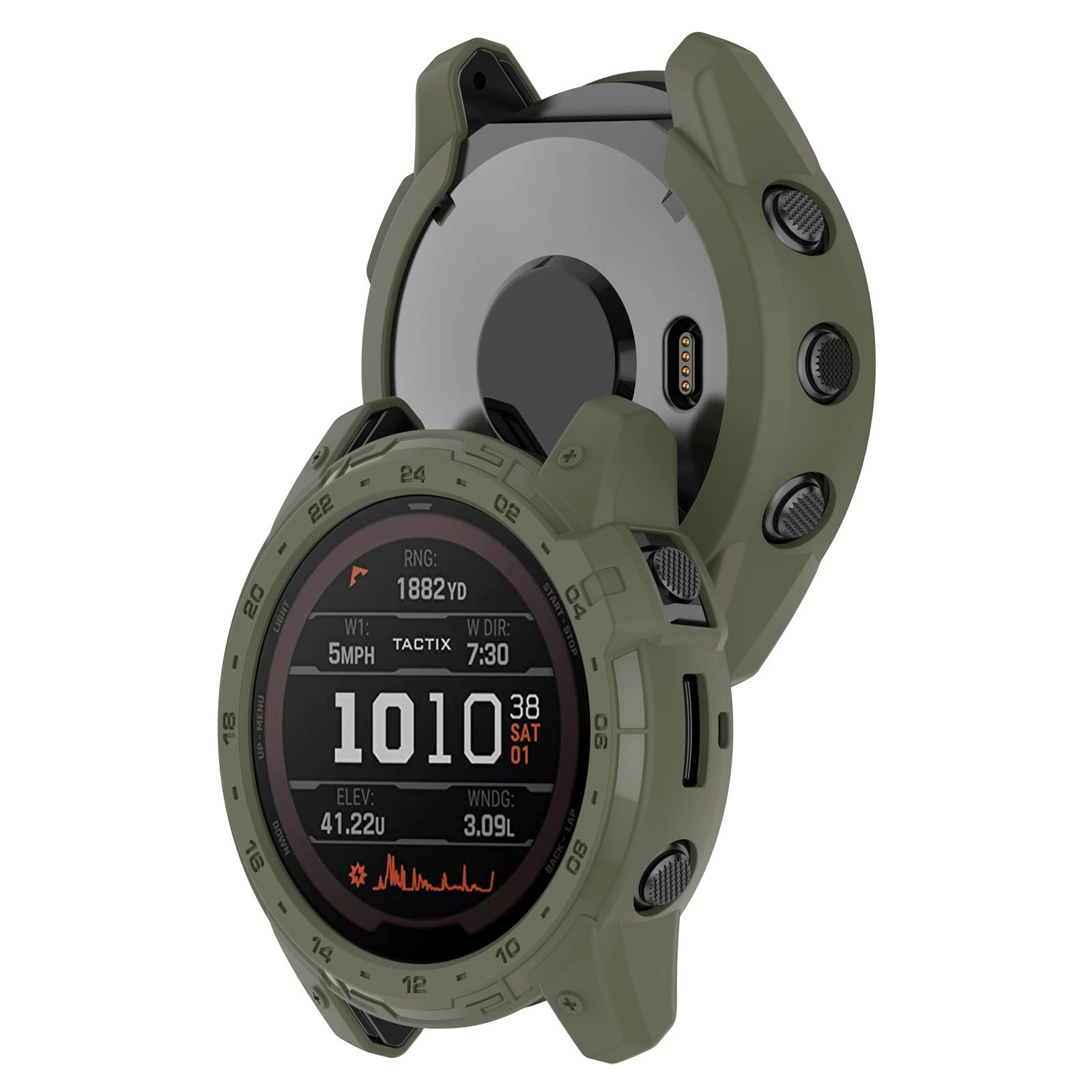 Applicable to Jiaming Garmin Enduro2 protective case TACTIX7 case hollow TPU scale shell