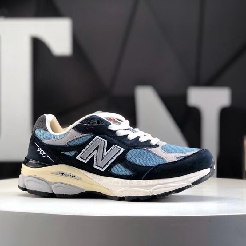 Putian Shoes Wholesale Pure Original Men's and Women's Shoes Nb990V3 Retro Casual Sports Shoes Breathable Running Shoes Trendy Brand