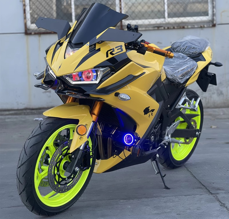 Cross-Border Export of Brand New V6 Motorcycle Sports Car 400 Road Race Ninja R3 Horizon Heavy Motorcycle