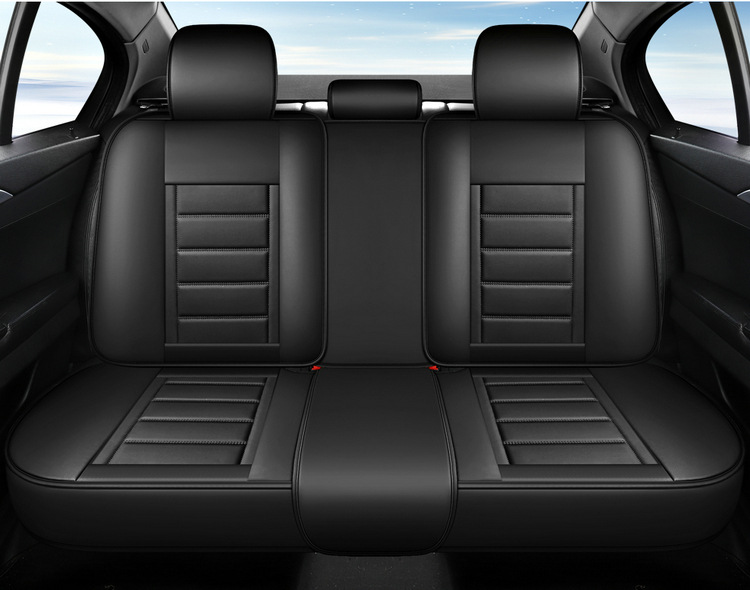 Cross-border New Full Leather Car Cushion Four Seasons Universal Seat Cover Full Surrounding Seat Cover Comfortable Seat Cushion for Trolley