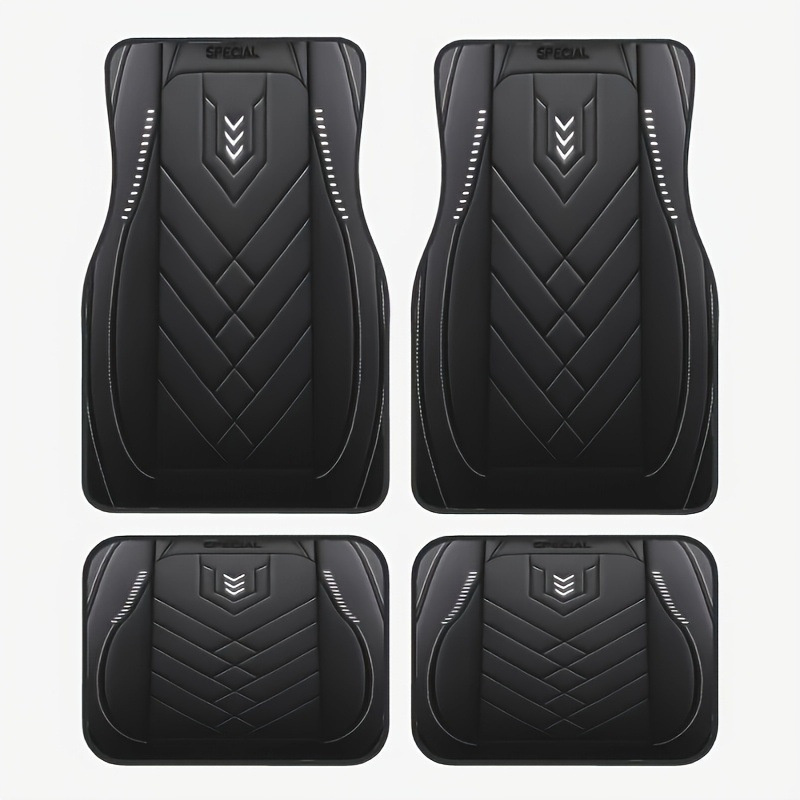 TEMU retro estilo nórdico alfombra de pie de coche alfombra de cuatro piezas tapete resistente a las manchas almohadilla de pie Amazon TEMU al por mayor