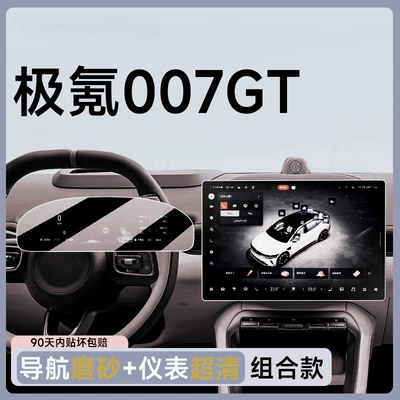 Car interior film Central Control Navigation Tempered Film - 007gt-navigation-matte-instrument-ultra-clear-no-fingerprint-anti-reflective