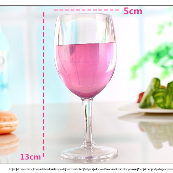 Vidrio de vino 100mL no se puede romper resistente de alta temperatura no vidrio