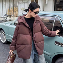 韩版2025年宽松休闲大码羽绒服女中长款时尚百搭大版保暖外套