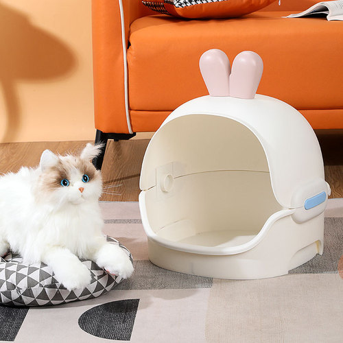 Factory-provided cat house, four-season universal semi-enclosed cat villa, washable winter warm dog bed, pet supplies