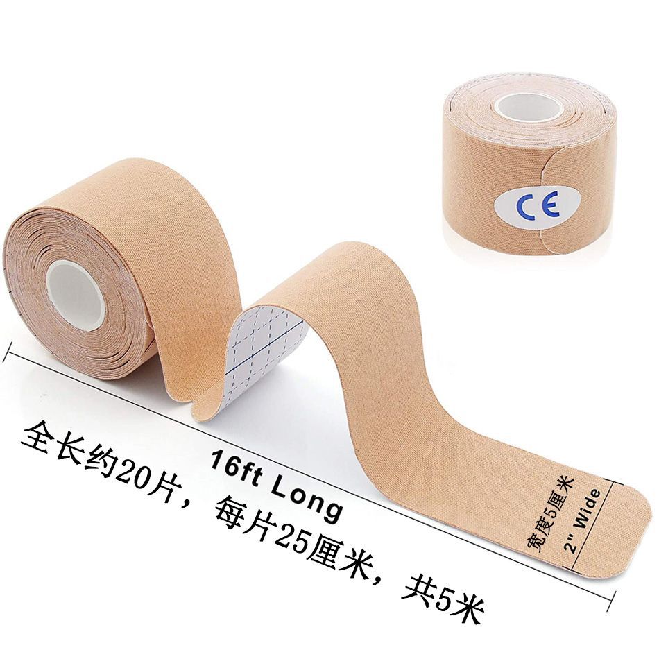 Adhesivo muscular pre-cortado adhesivo muscular deportivo rodilla vendaje adhesivo de efecto intramuscular para atleta tensión muscular adhesivo pre-cortado