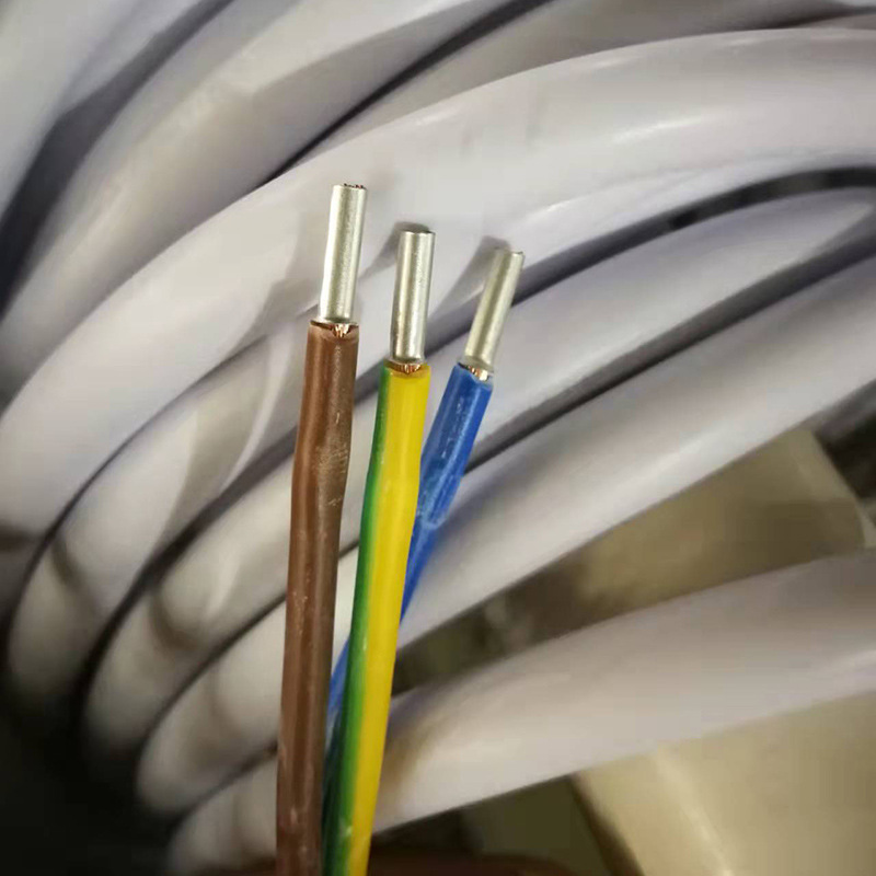 3×4的电缆线rvv白色60227 IEC 53电线压头2.5mm四平方三芯电缆