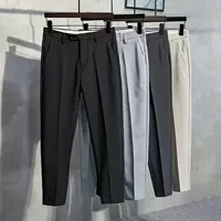 Мужские летние брюки, slim‑посадка, досуг и классический костюмный стиль, размеры 27–42