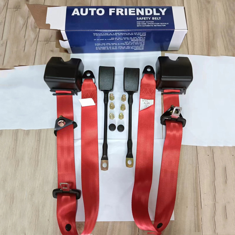 Cross-Border Hot-Selling Automatic Retractable Three-Point Safety Belt for Buses, Trucks, and Passenger Vehicles, Front and Rear Diagonal Shoulder Type with Emergency Lock