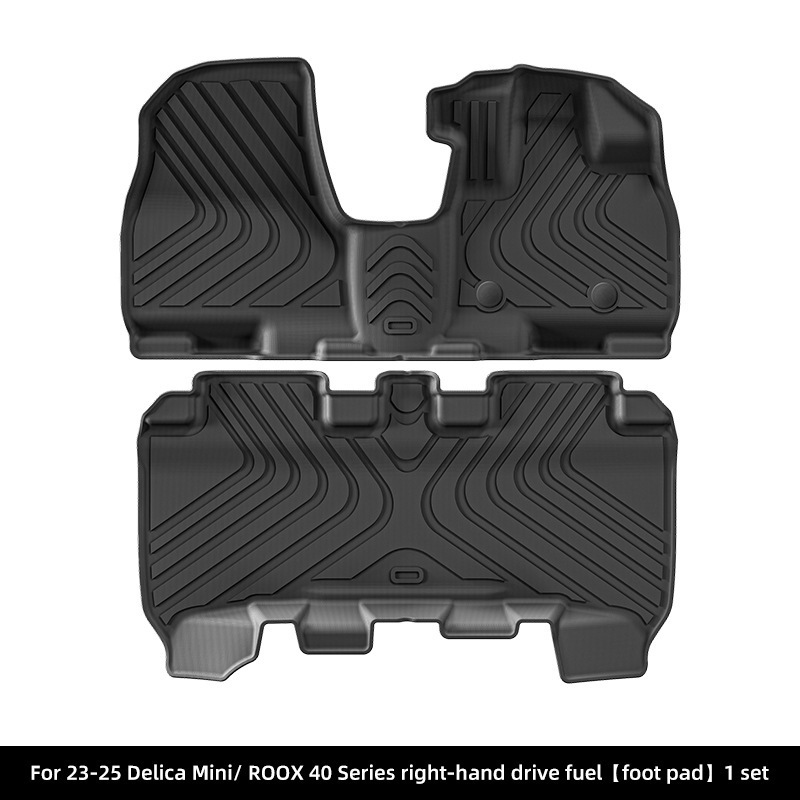 Mitsubishi Car Floor Mats TPE for Mitsubishi Delica-mini 23-25 (Modelə uyğun ayaqaltı) - 23-25-mitsubishi-delica-mininissan-roox-40-series-right-hand-drive-single-layer-floor-mat-fuel