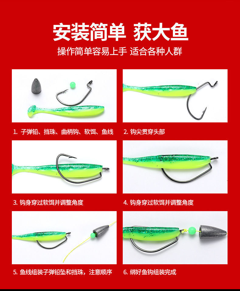 Sinking Paddle Tail Fishing Lure Soft Plastic Baits Fresh Water Bass Swimbait Tackle Gear