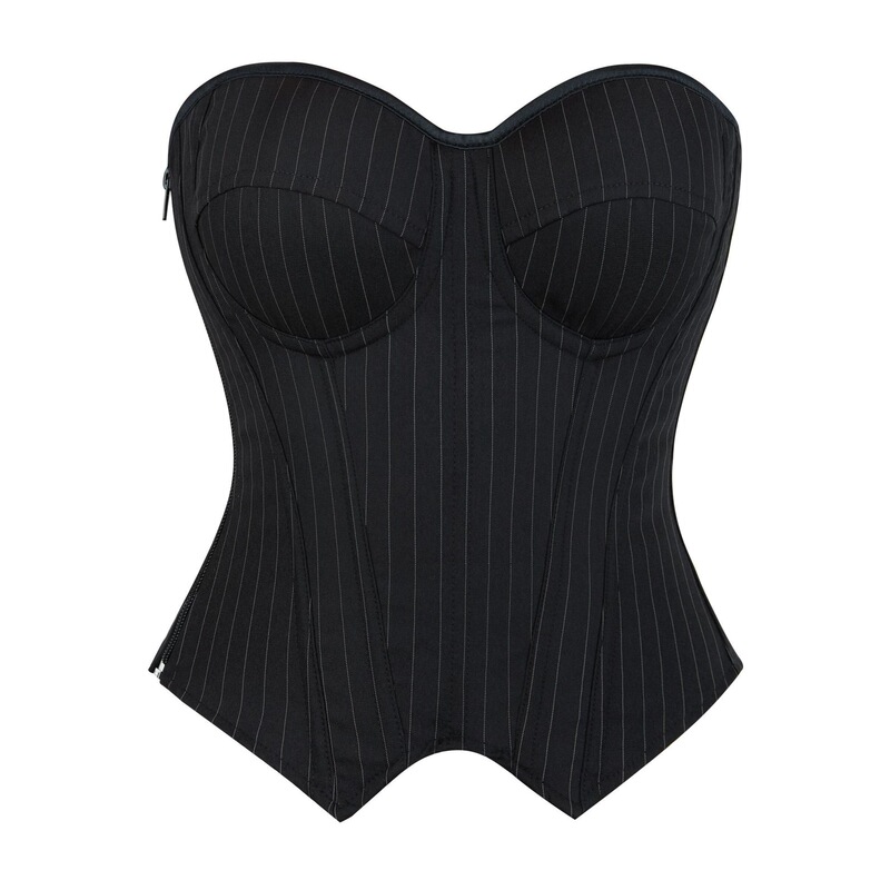 European and American Style Striped Corset for Waist Shaping and Body Sculpting, New Hot Girl Waist Cincher, Postpartum Tummy Control Shapewear Top European and American Style Striped Corset for Waist Shaping and Body Sculpting, New Hot Girl Waist Cincher, Postpartum Tummy Control Shapewear Top