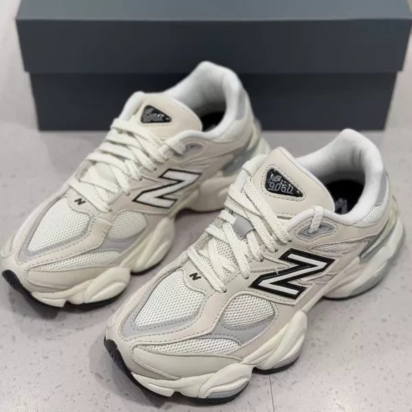 Putian pure original NB9060 dad shoes, retro comfortable running shoes, lightweight thick-soled cushioning black technology sports shoes