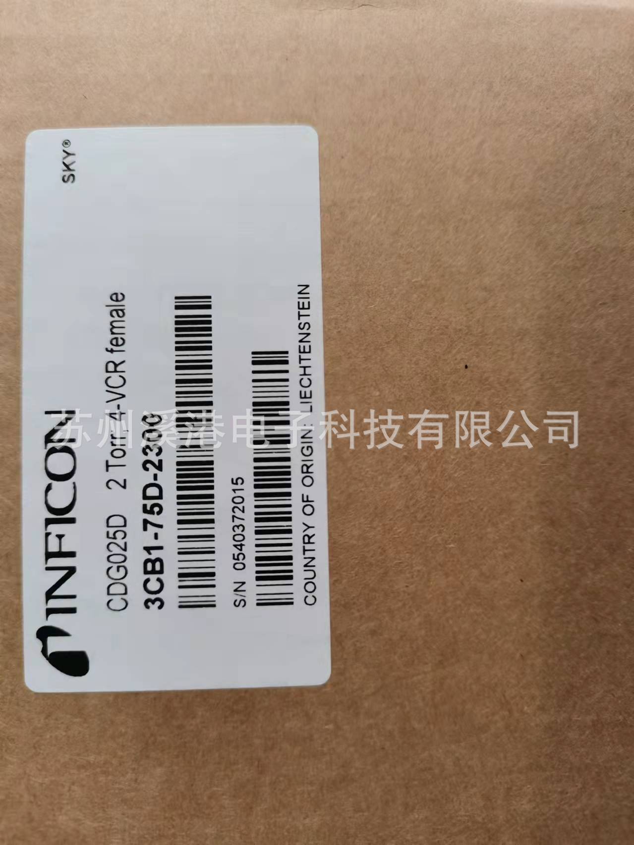 原装全新INFICON CDG025D 2Torr 3CB1-75D-2300真空计 4VCR接口