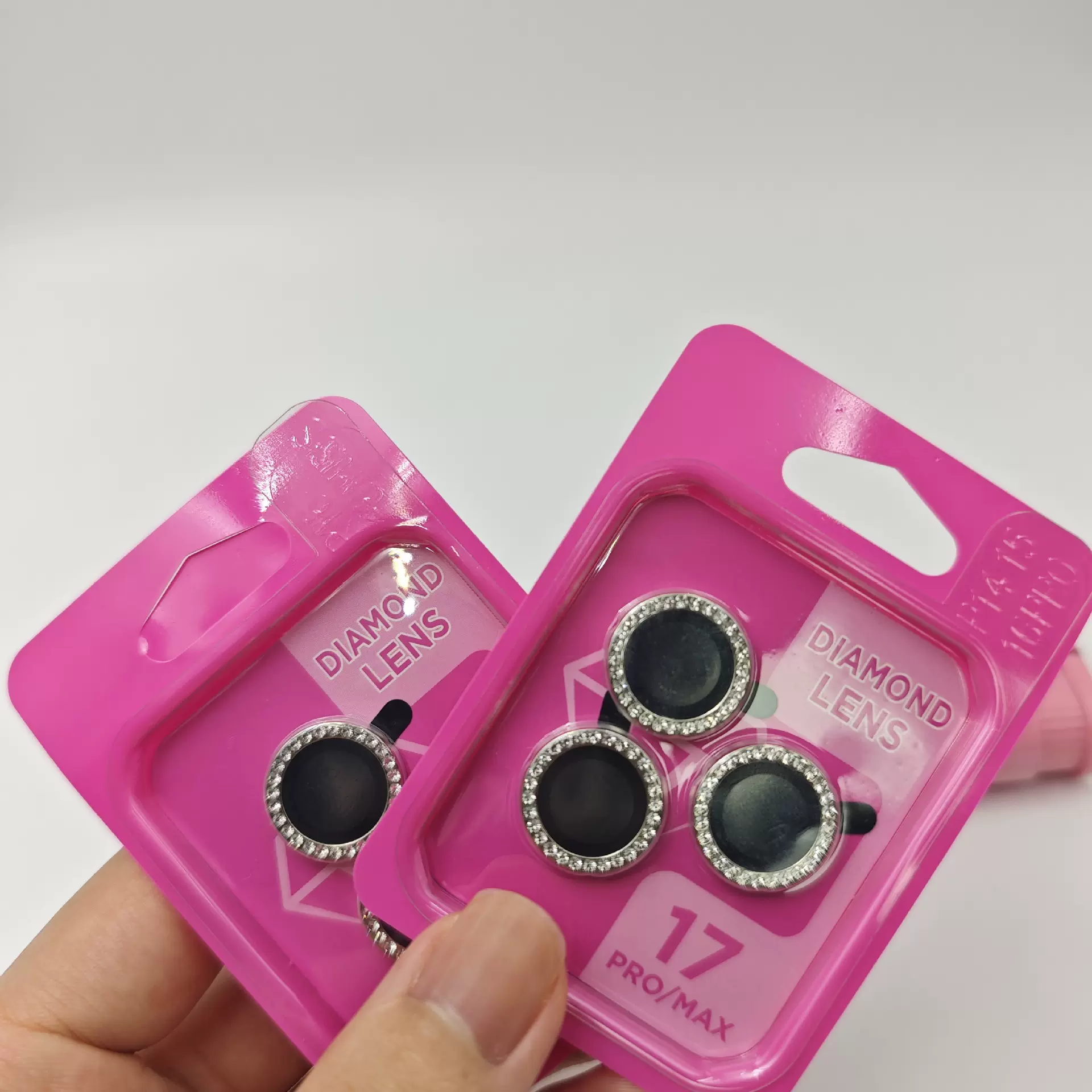 适用iPhone17PRO点钻镜头膜16PRO摄像头闪钻贴膜15PRO 14PRO 13