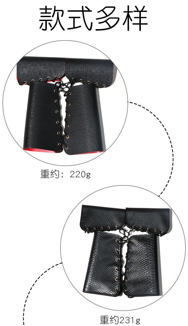 Flying Fish Wrist and Leg Restraint Set in Gold Faux Leather for Adult Couples — detail image 24