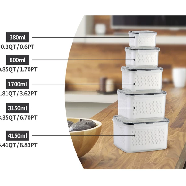 Rectangular small 5-piece set [380+800+1700+3150+4150]