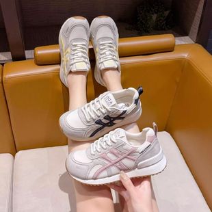 Casual Shoes 2025 Retro New Style Mesh Breathable German Training Shoes Thick-Soled Casual Versatile Women's Shoes Comfortable