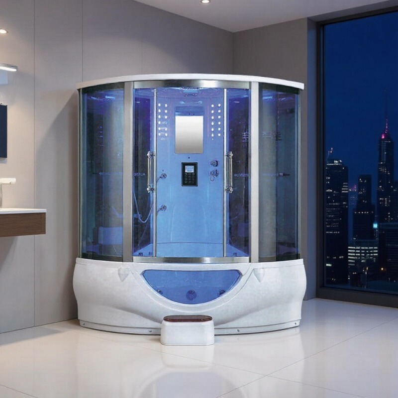 Independent Hotel Home Integrated Steam Room Tempered Glass Sliding Door Waterproof Base Integrated Shower Room Factory Independent Hotel Home Integrated Steam Room Tempered Glass Sliding Door Waterproof Base Integrated Shower Room Factory