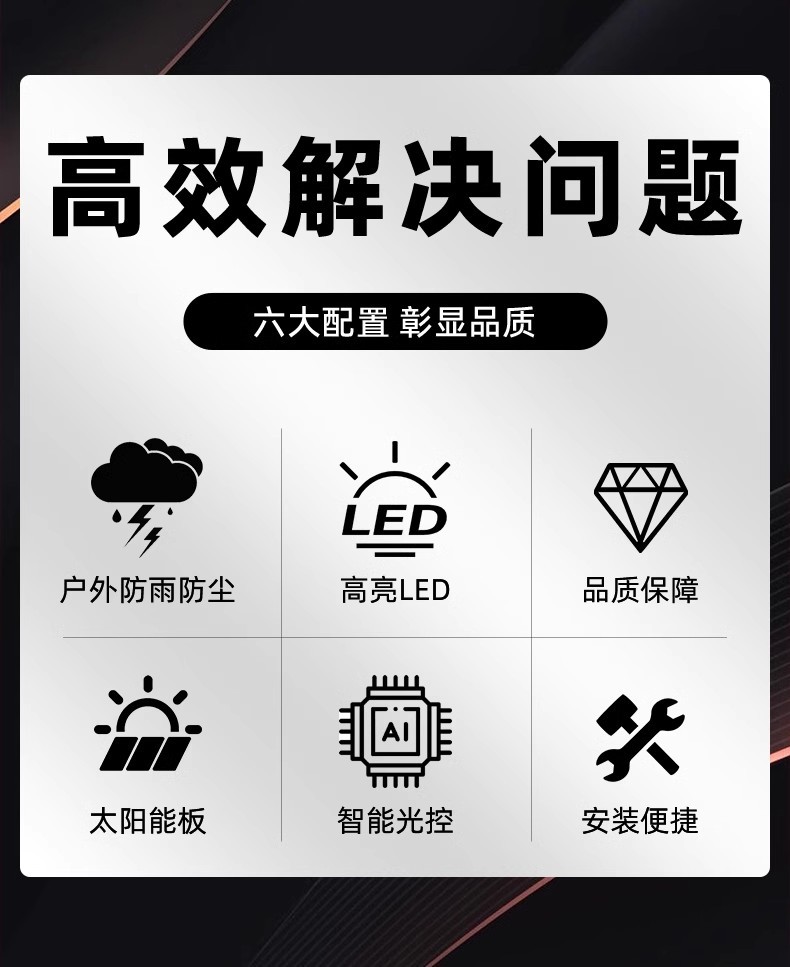 Solar magnetic warning flash light road warning flash light strong light solar warning light automatic flash light