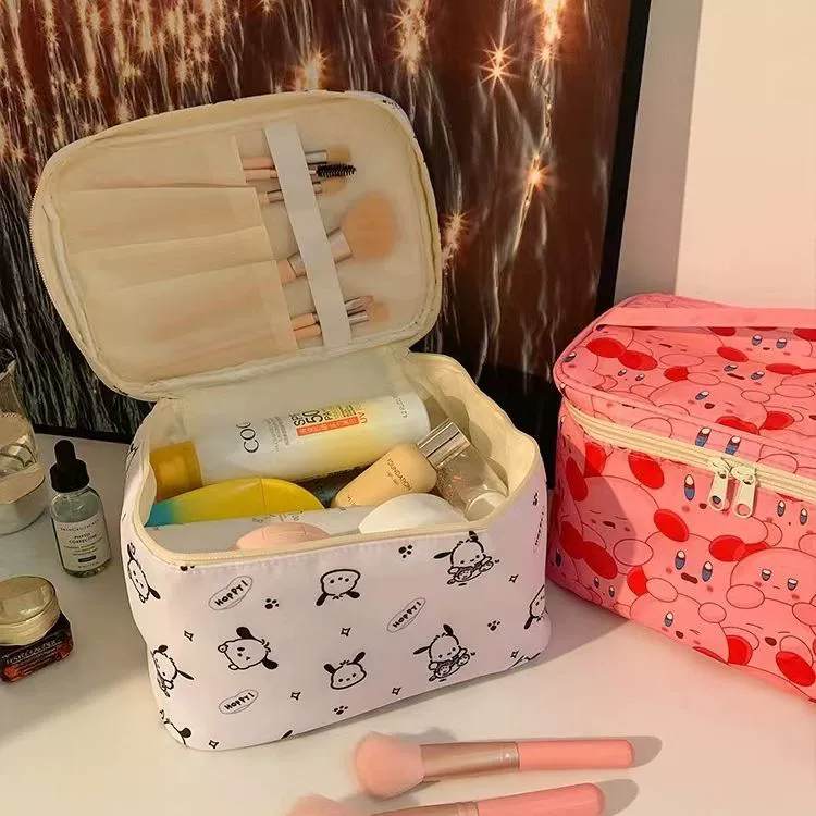 High quality capacious cosmetic bag, handheld storage bag