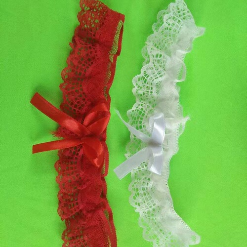 Lace leg ring, sexy and hot thigh ring, cute bow, Japanese style soft girl sexy leg ring collar, one piece drop shipping