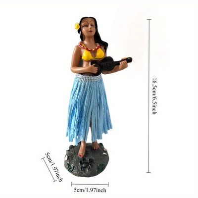 Hula Girl Ornaments Crafts | Car ornaments - blue-guitar