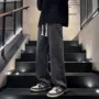 美式男款春秋宽松牛仔裤