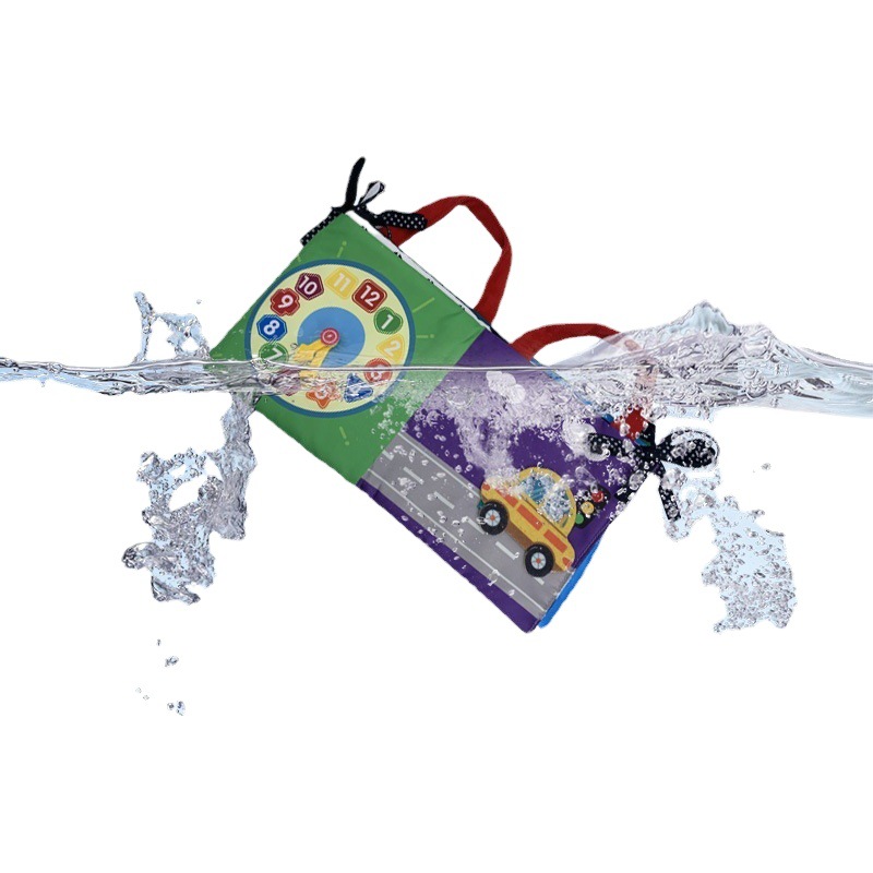 Cubierta de cama multifuncional transfronteriza Libro de la cubierta de la cama de bebé a prueba de desgarros tridimensional libro de tela animal juguetes prácticos