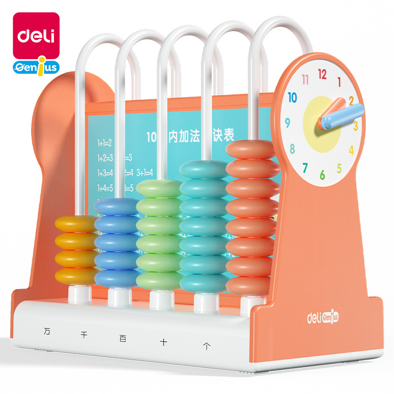 The Delightful 74314_5 Line Counter Educational Toy for Students to Learn Addition and Subtraction, Mathematical Calculation Frame