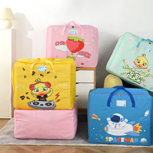 Cartoon storage bag for kindergarten, children's duvet, bedding, oxford cloth, wholesale