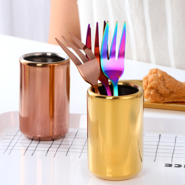 Creative handheld fruit fork stainless steel