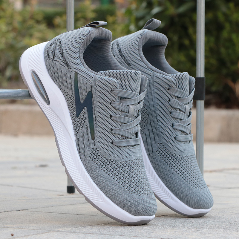 Scarpe da corsa casual da uomo sportive autunnali resistenti all'usura e antiscivolo, tutte scarpe in rete nere, da uomo_voghion.com