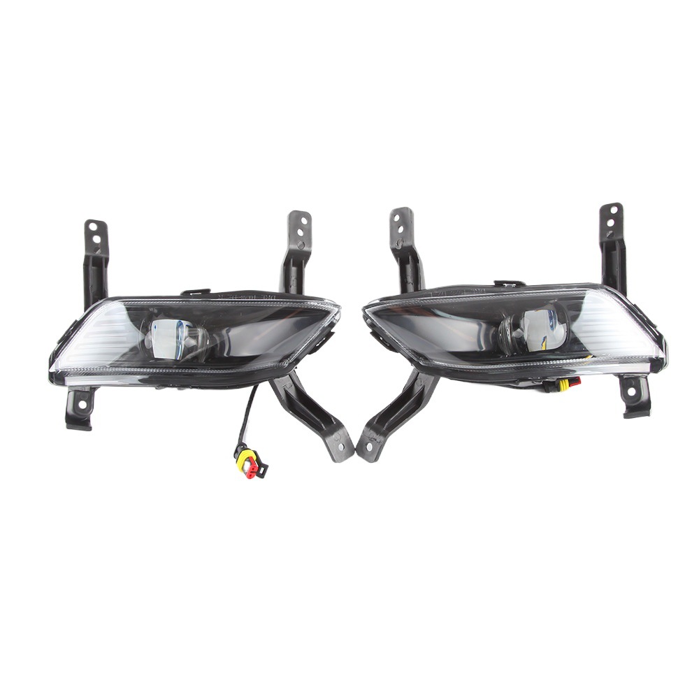 Aplicable a 19 IX45 luces de circulación diurna nueva Shengda LED luces de circulación diurna 20 IX45 luces de circulación diurna luces antiniebla