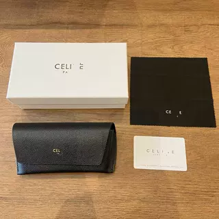 赛品牌女款轻奢凯旋门复古墨镜太阳镜镜盒套装高级感软包收纳盒
