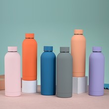 跨境304不锈钢小口瓶保温杯户外便携式登山壶大容量美式运动水瓶