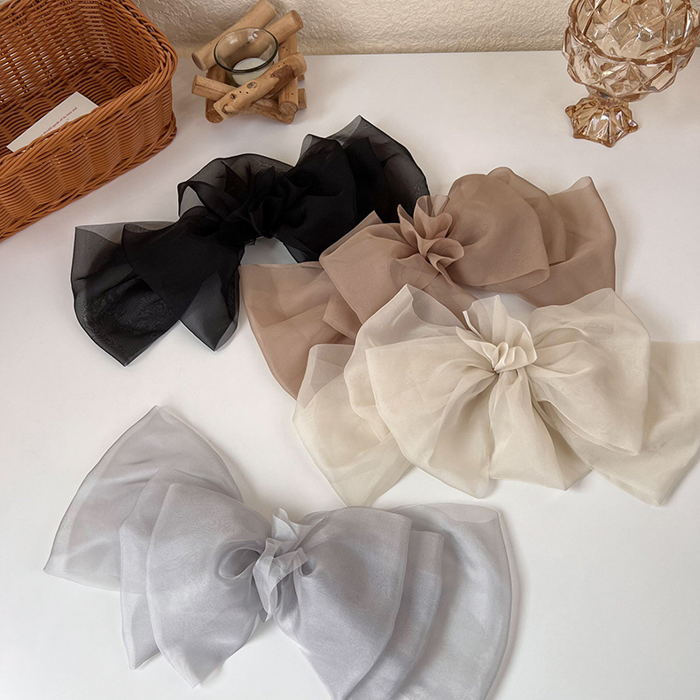 Fashion Bow Shaped Headdress Women's Floating Oversized Barrettes Hairpin display picture 1