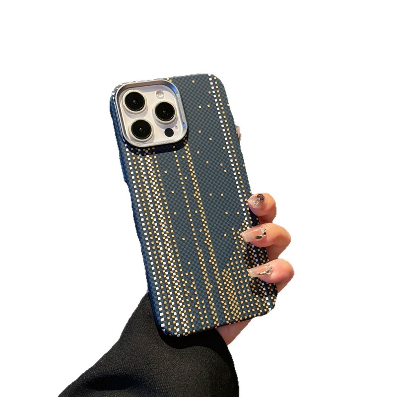 iPhone17Promax磁吸水贴纤维纹手机壳苹果16夜光颗粒感15潮流硬壳|undefined