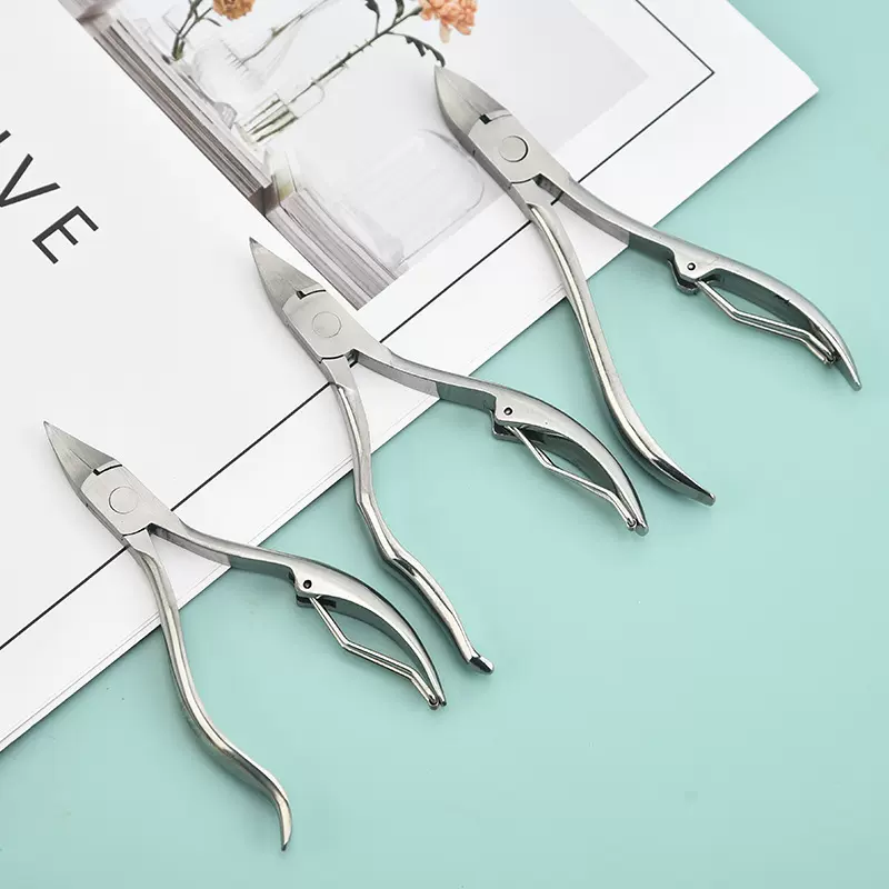 工厂现货甲沟鹰嘴钳大开口指甲钳死皮钳不锈钢指甲刀修脚嵌甲工具