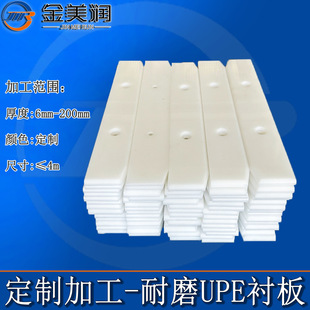Abrasion Resistant Upe Lining Plate Coal Warehouse Bucket Lining Plate Ultra-High Molecule Polyethylene Baffle Mixing Station Wear-Resistant Plate Processing